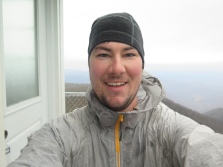 Selfie on Albert Mountain Fire Tower