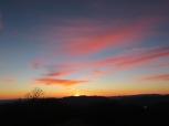 Siler Bald Sky at Sunset