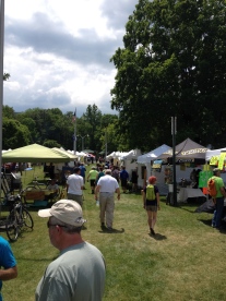 Vendors Row at Trail Days